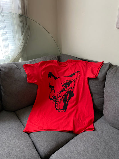 Black “Dawg” Red T