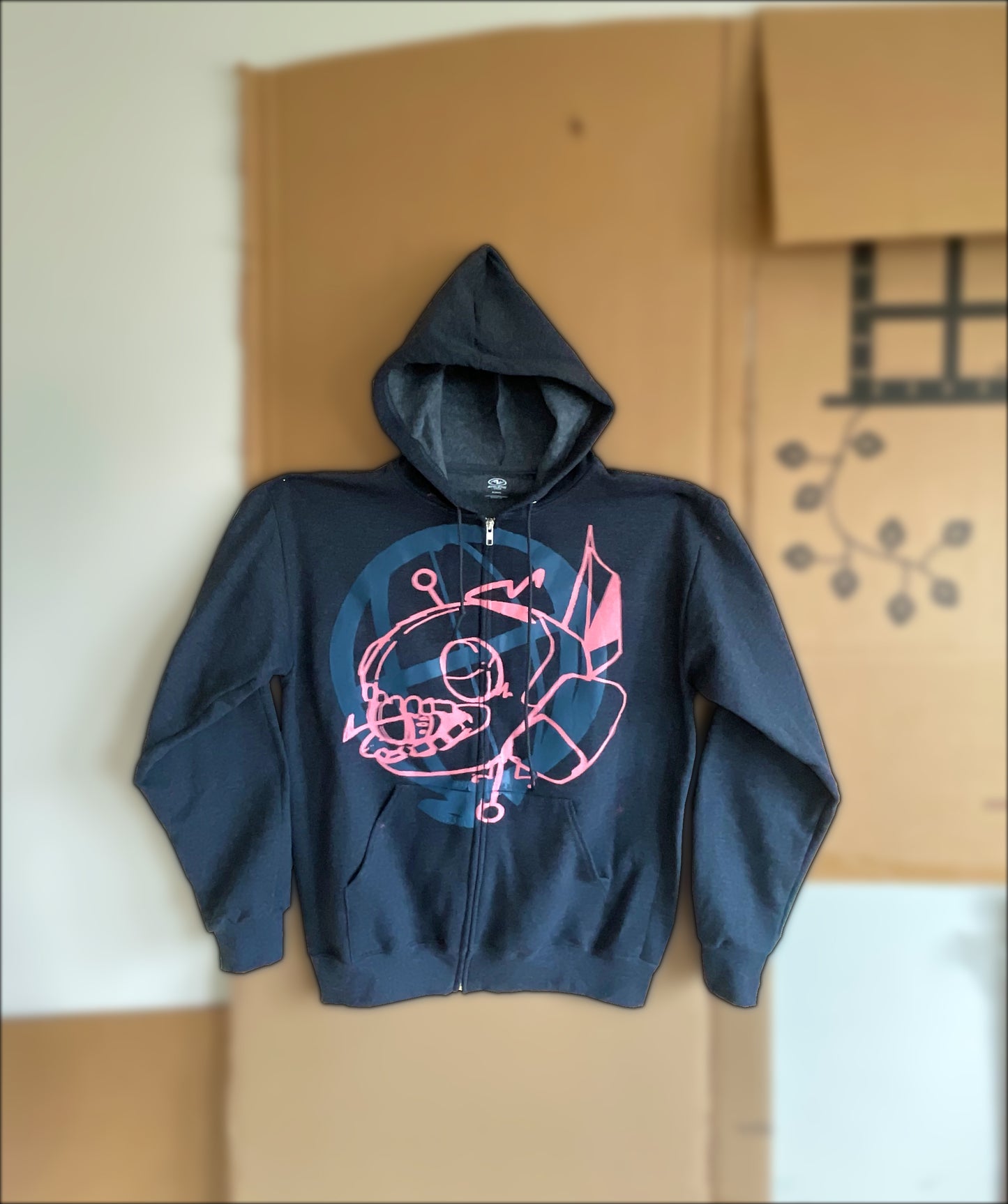 “Fish” Denim Color Hoodie